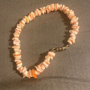Pink shell bracelet from Hawaii